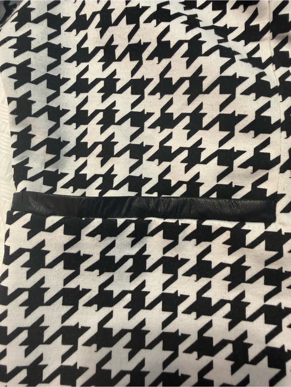 Vintage Cato Houndstooth Black & White Women's Blazer Jacket XL - Picture 5 of 9